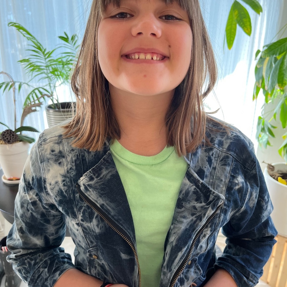 Denim bolero bleached